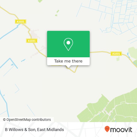 B Willows & Son map