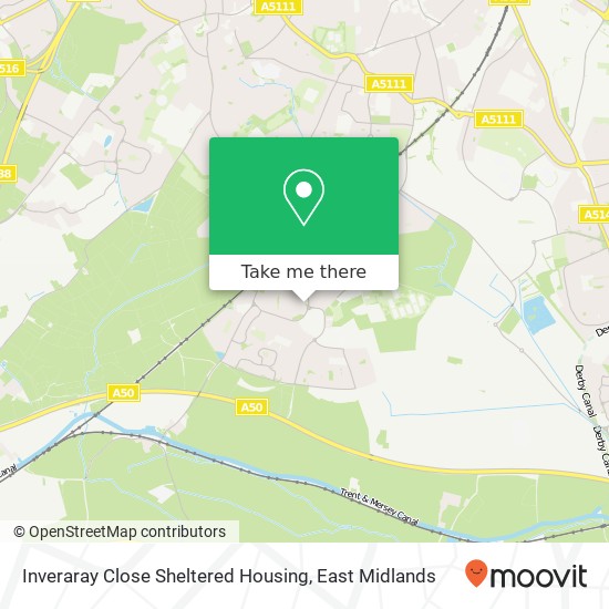 Inveraray Close Sheltered Housing map