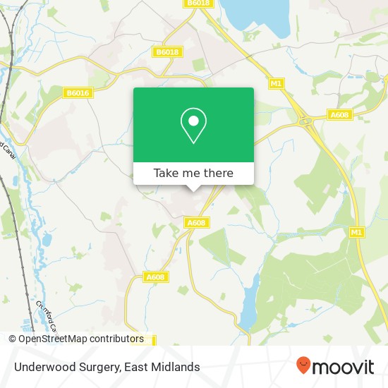 Underwood Surgery map