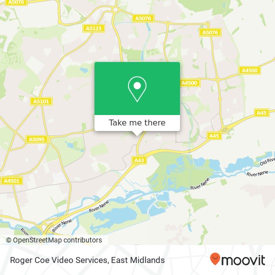 Roger Coe Video Services map