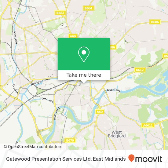 Gatewood Presentation Services Ltd map