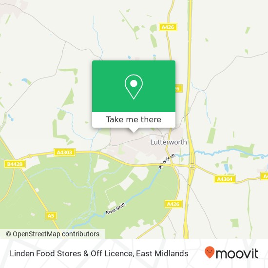 Linden Food Stores & Off Licence map