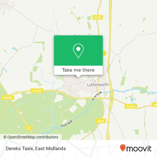 Dereks Taxis map