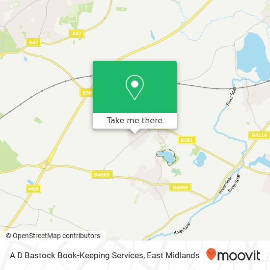 A D Bastock Book-Keeping Services map