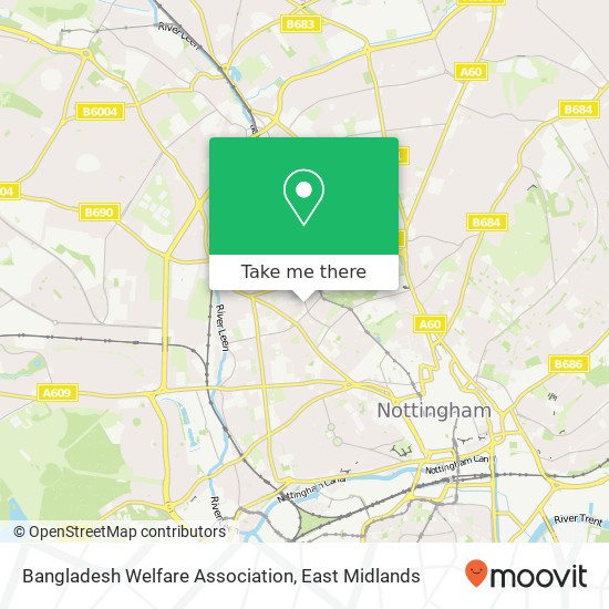 Bangladesh Welfare Association map