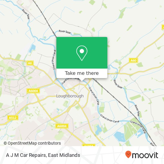 A J M Car Repairs map