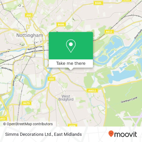 Simms Decorations Ltd. map