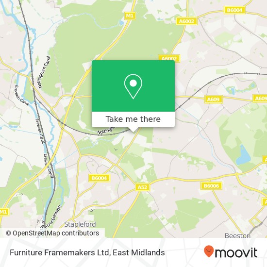 Furniture Framemakers Ltd map