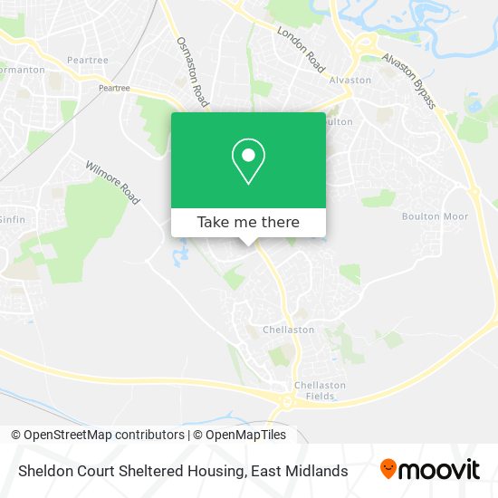 Sheldon Court Sheltered Housing map