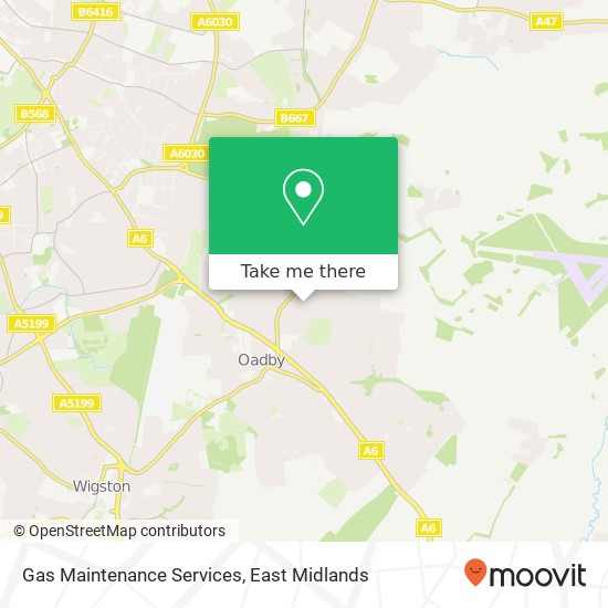 Gas Maintenance Services map
