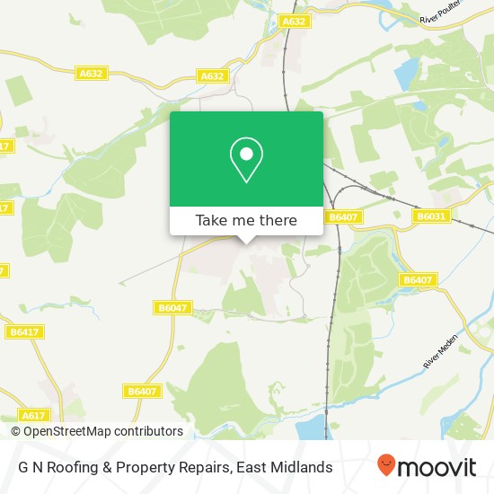 G N Roofing & Property Repairs map