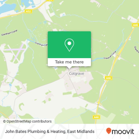 John Bates Plumbing & Heating map