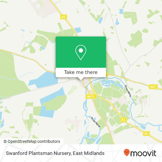 Swanford Plantsman Nursery map