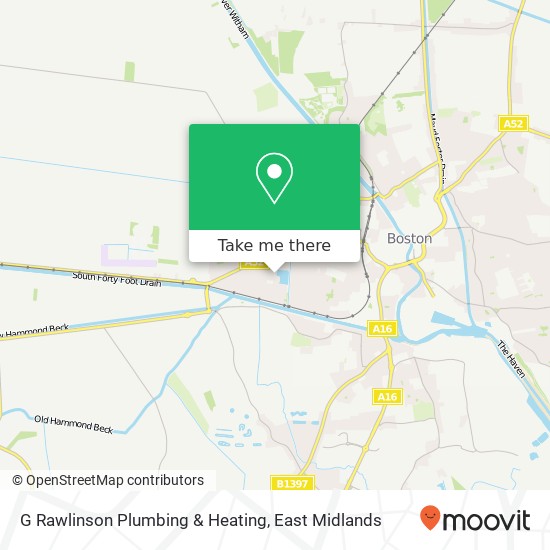 G Rawlinson Plumbing & Heating map