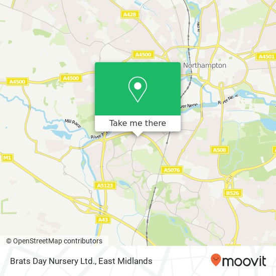 Brats Day Nursery Ltd. map