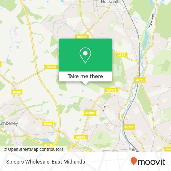 Spicers Wholesale map