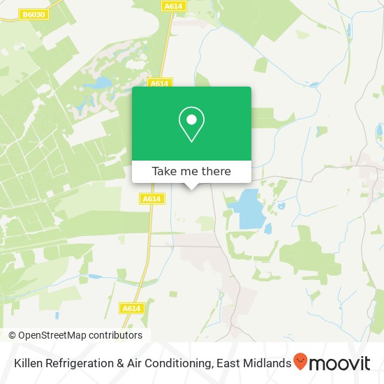 Killen Refrigeration & Air Conditioning map