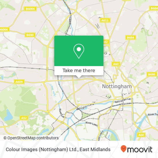 Colour Images (Nottingham) Ltd. map