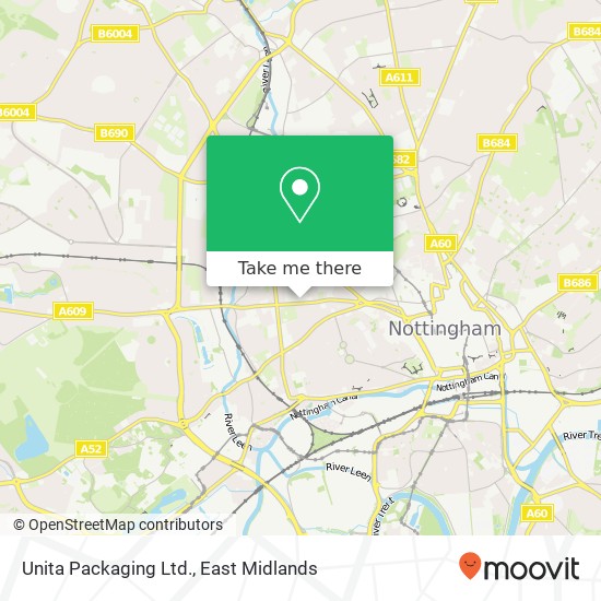 Unita Packaging Ltd. map