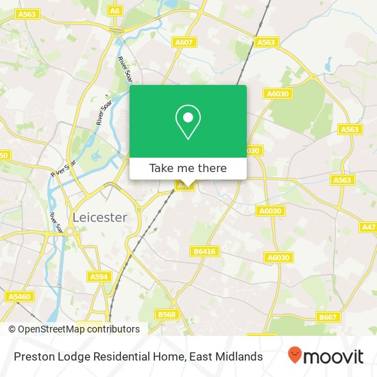 Preston Lodge Residential Home map