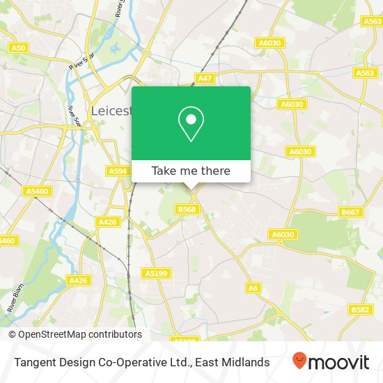 Tangent Design Co-Operative Ltd. map