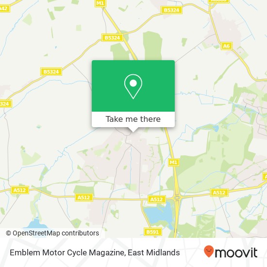 Emblem Motor Cycle Magazine map