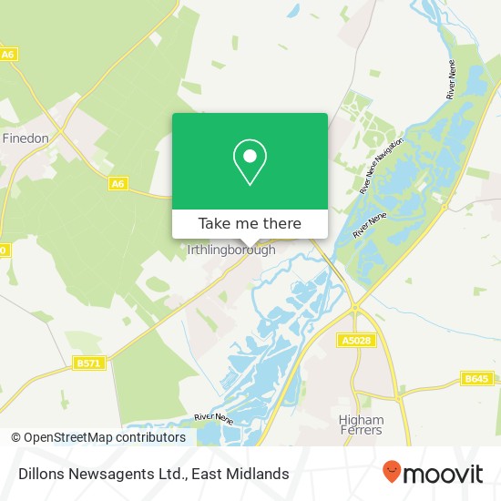 Dillons Newsagents Ltd. map