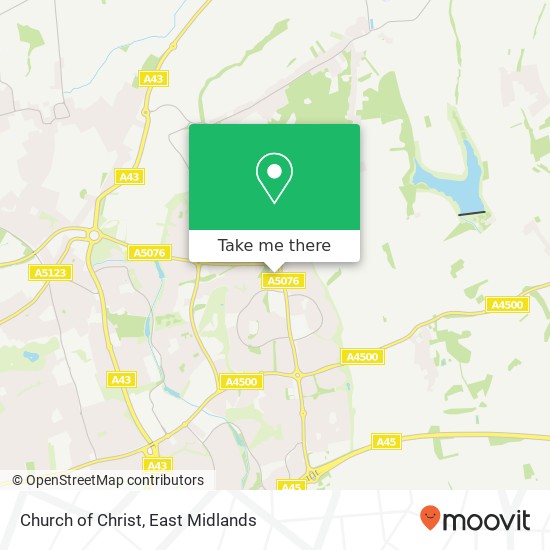 Church of Christ map