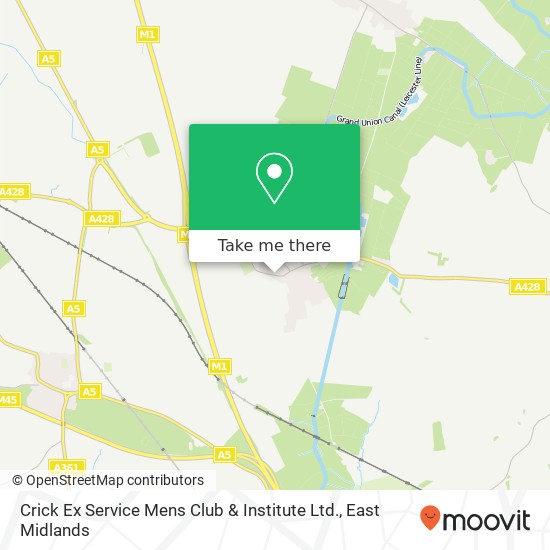 Crick Ex Service Mens Club & Institute Ltd. map