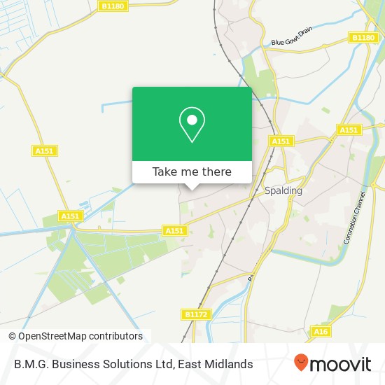 B.M.G. Business Solutions Ltd map