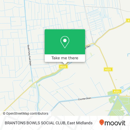 BRANTONS BOWLS SOCIAL CLUB map