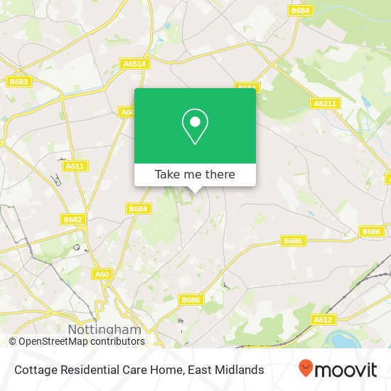 Cottage Residential Care Home map