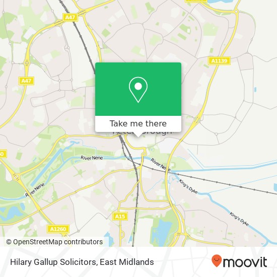 Hilary Gallup Solicitors map