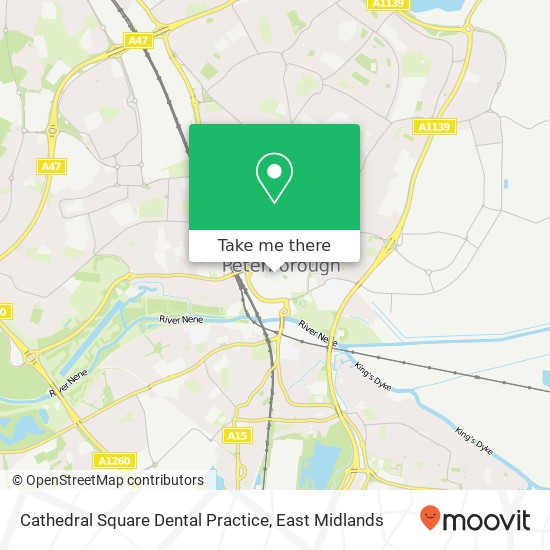 Cathedral Square Dental Practice map