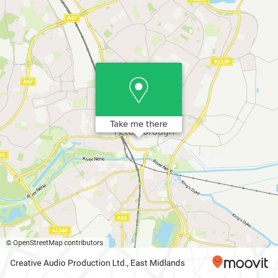 Creative Audio Production Ltd. map