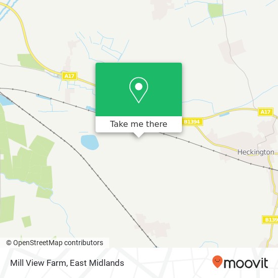 Mill View Farm map