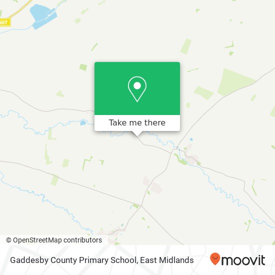 Gaddesby County Primary School map