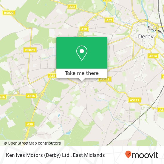 Ken Ives Motors (Derby) Ltd. map