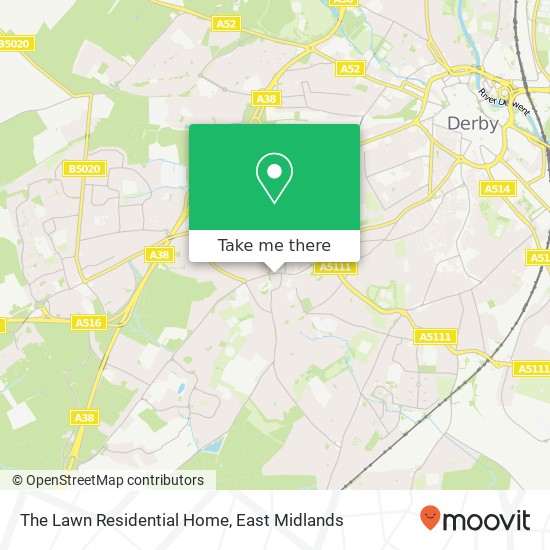 The Lawn Residential Home map