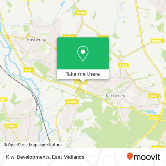 Kiwi Developments map