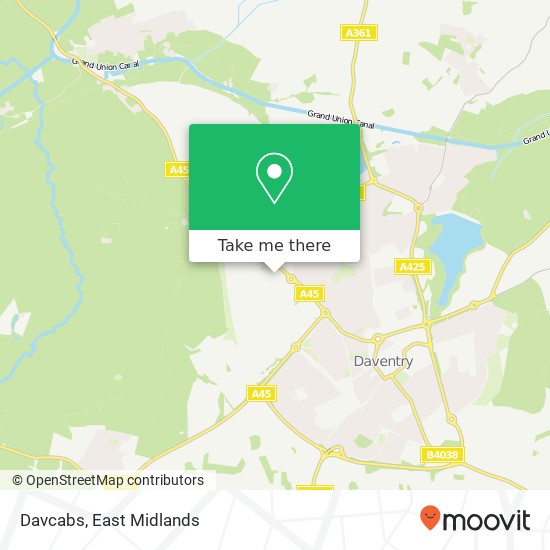 Davcabs map