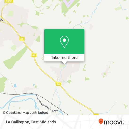 J A Callington map