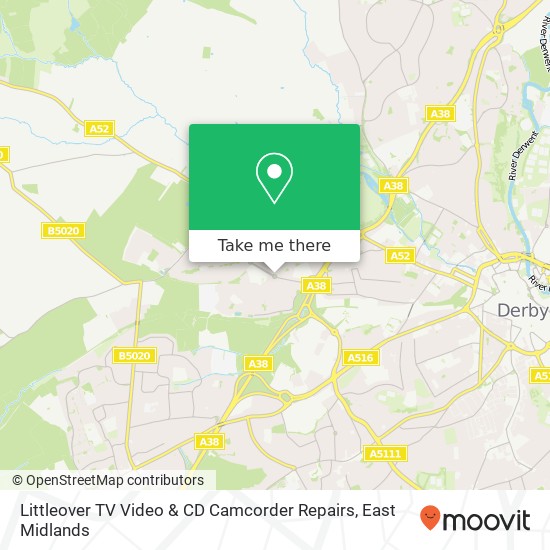 Littleover TV Video & CD Camcorder Repairs map