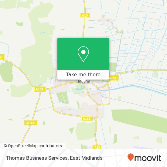 Thomas Business Services map