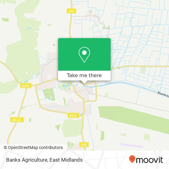 Banks Agriculture map