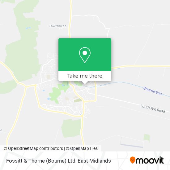 Fossitt & Thorne (Bourne) Ltd map