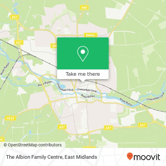 The Albion Family Centre map