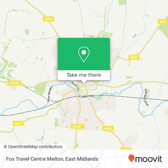 Fox Travel Centre Melton map