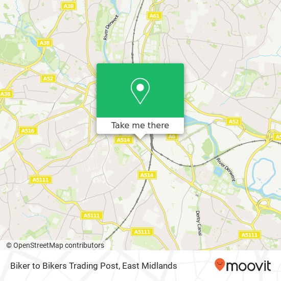 Biker to Bikers Trading Post map