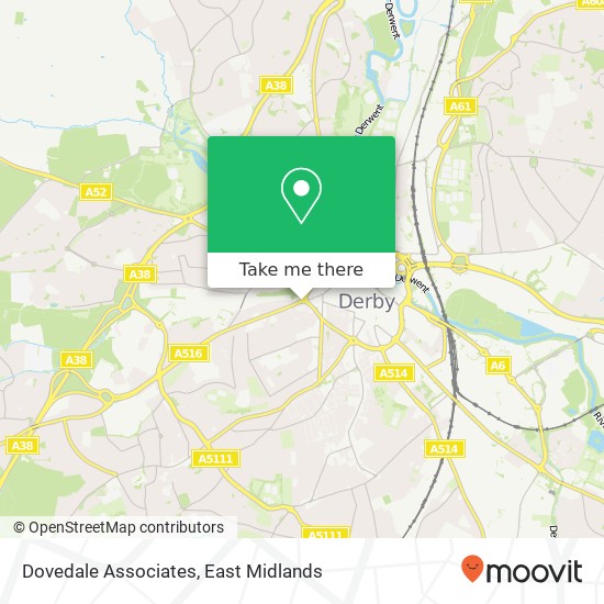 Dovedale Associates map